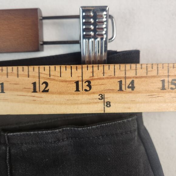 Brass Clothing Women’s Black Wide-Leg Sailor Pant Jeans Size 6 Inseam 30” NWT - Picture 13 of 16